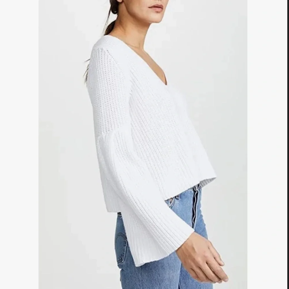 Free People Sweaters Free People Damsel Bell Flare Sleeve Knit Sweater M - Picture 6 of 13